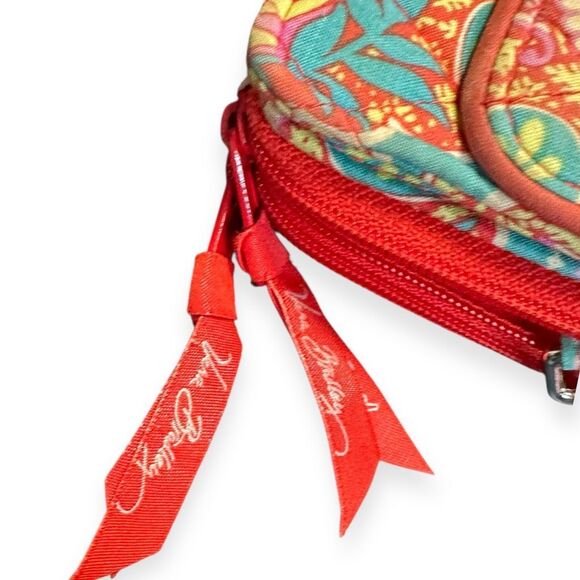 VERA BRADLEY Women’s Multicolor Pretty in Paisley All-in-One Crossbody Wallet - Picture 5 of 11